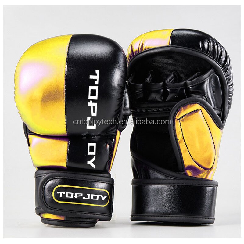 MMA Gloves Manufacturer - Wear Resistant Muay Thai Sparring Half Finger Custom Logo
