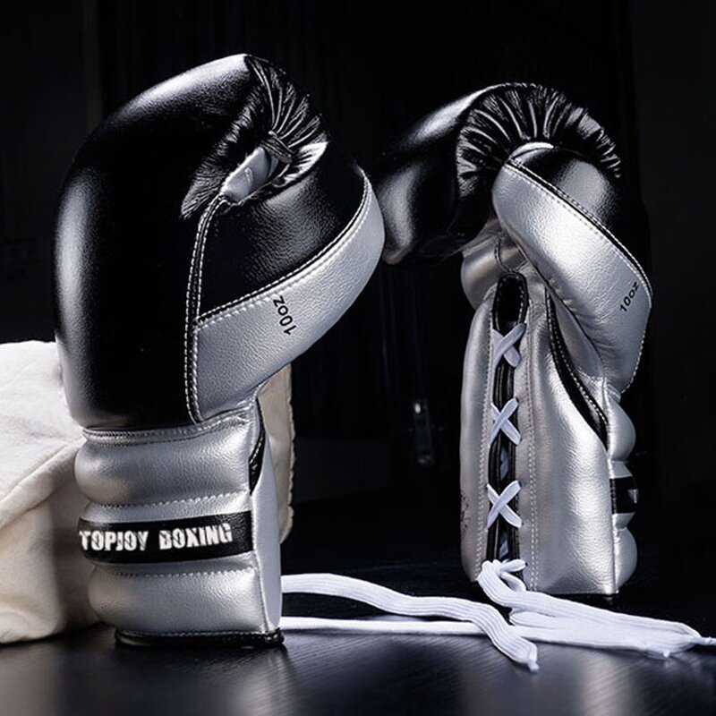 Boxing Gloves Manufacturer - Muay Thai Custom Logo Kick Microfiber Leather Training
