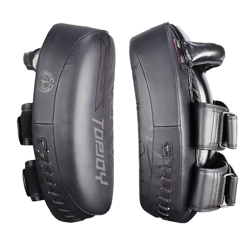 Boxing Pads Manufacturer - Custom Logo Fight Training Black Leather Gym Punching