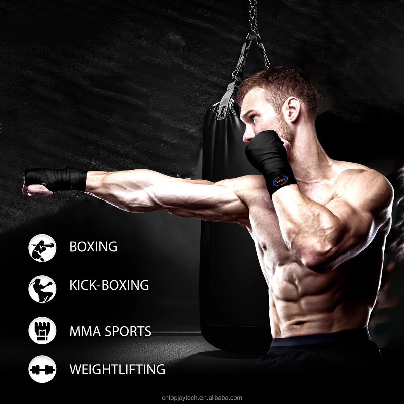 Boxing Hand Wraps Manufacturer - Custom Logo Muay Thai Training MMA High Elasticity