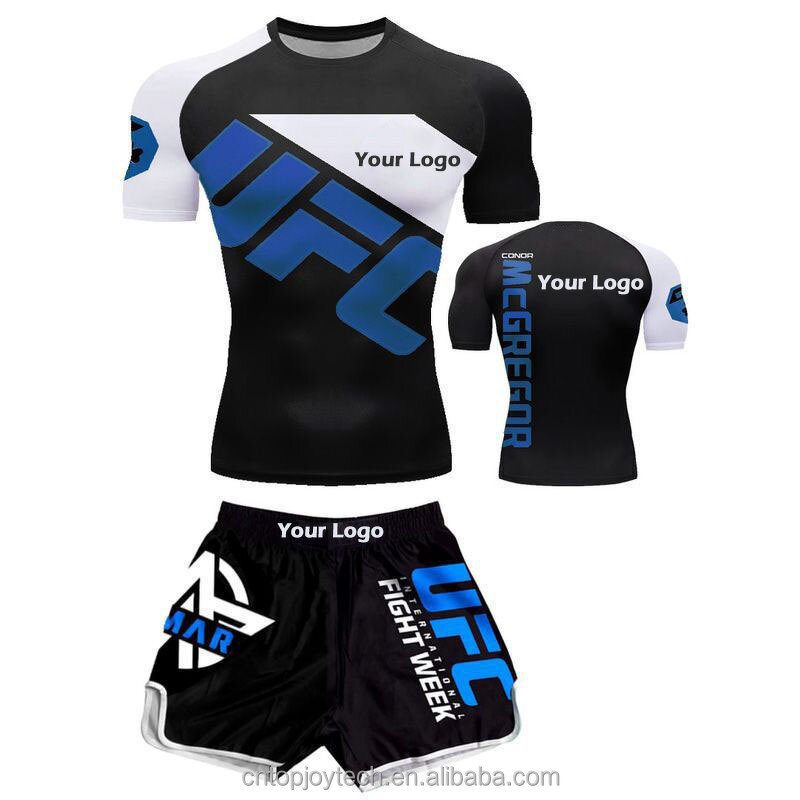 Boxing Uniform Manufacturer - Custom Logo Boxing Wear Vest and Short Men MMA