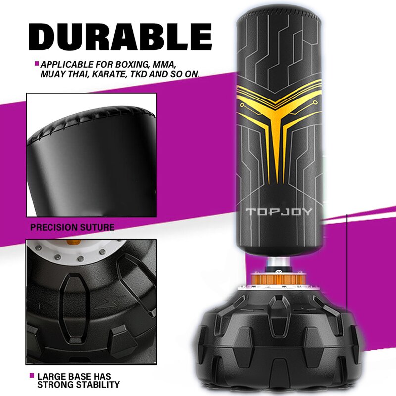 Boxing Punching Bag Manufacturer - Custom logo Standing Power Strike Heavy Bag