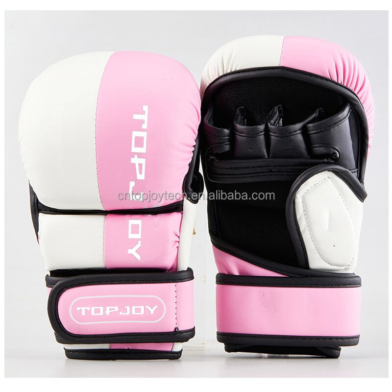 MMA Gloves Manufacturer - Wear Resistant Muay Thai Sparring Half Finger Custom Logo