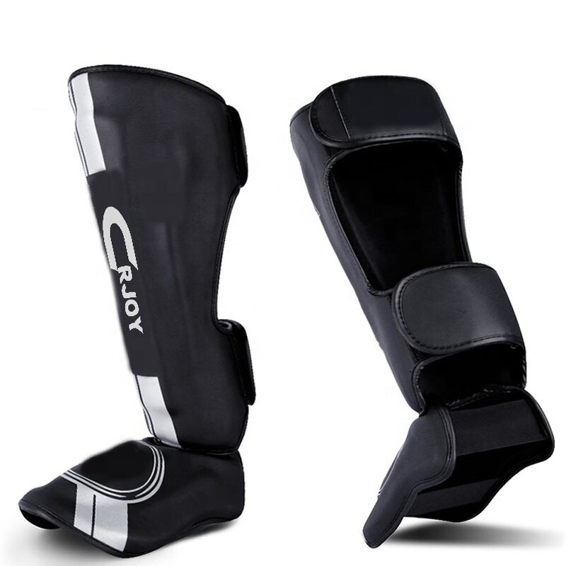 Boxing Shin Guards Manufacturer - Sanda Custom Logo Boxing Instep Guards Taekwondo