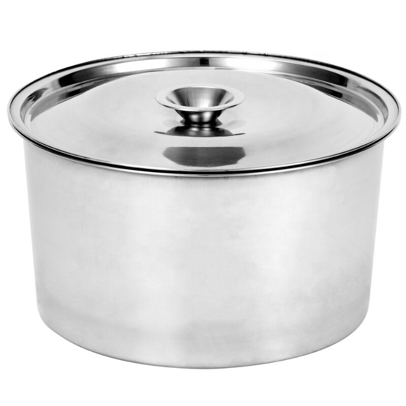 Seasoning Pot Manufacturer - Stainless Steel Food Storage Container with Covered Cylinder