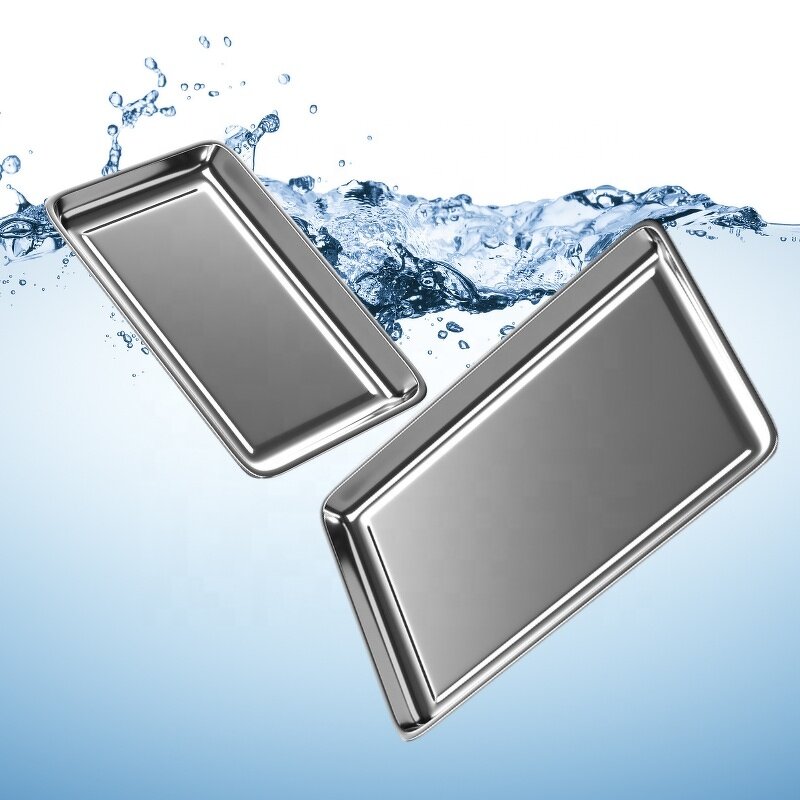Bread Tray Manufacturer - Food Grade 304 Stainless Steel Thickening Square for Baking