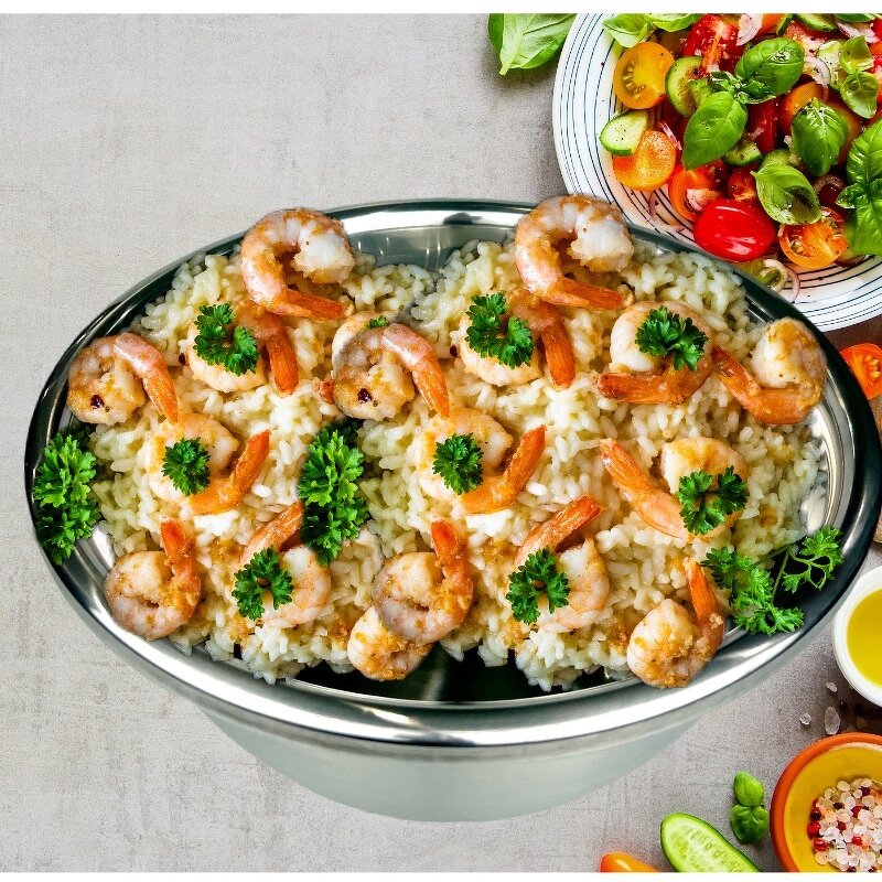 Condiment Jar Manufacturer - Stainless Steel Large Extra-thick Deepen Round Kitchen