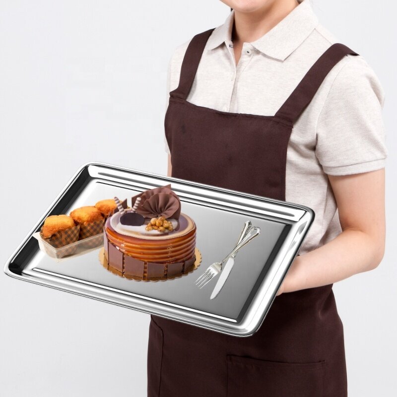 Stainless Steel Tray Manufacturer - Thickened for Barbecue Steamed Rice Grilled Fish Hotel