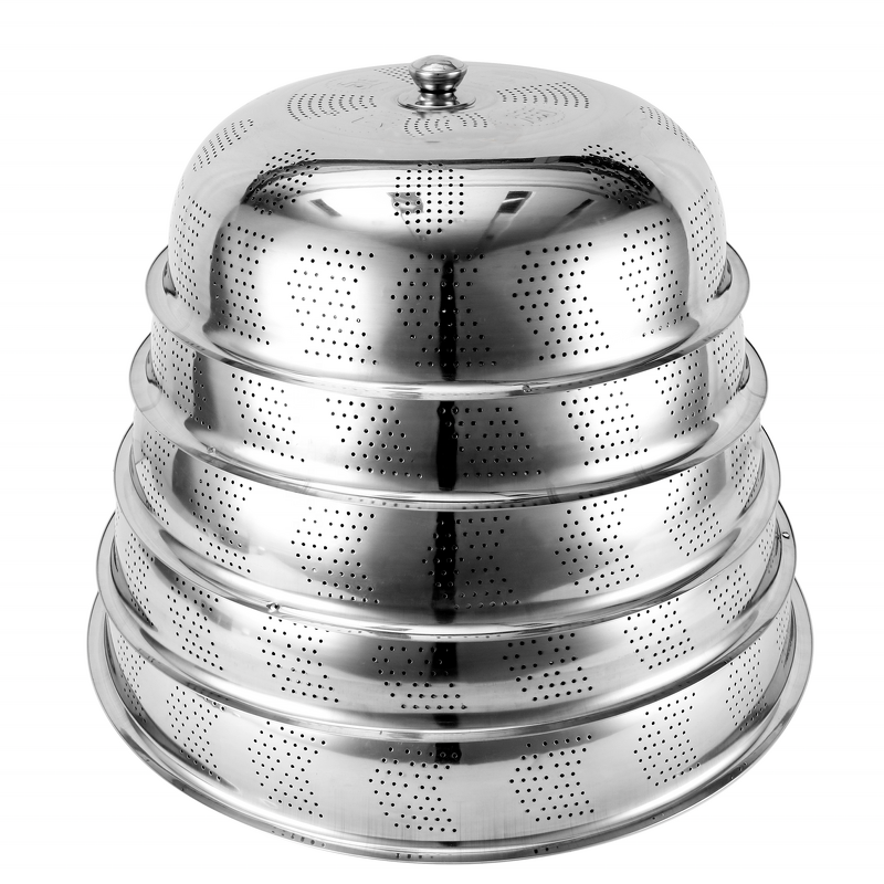 Food Cover Manufacturer - Stainless Steel Round Breathable for Vegetables Fruit Dust Proof
