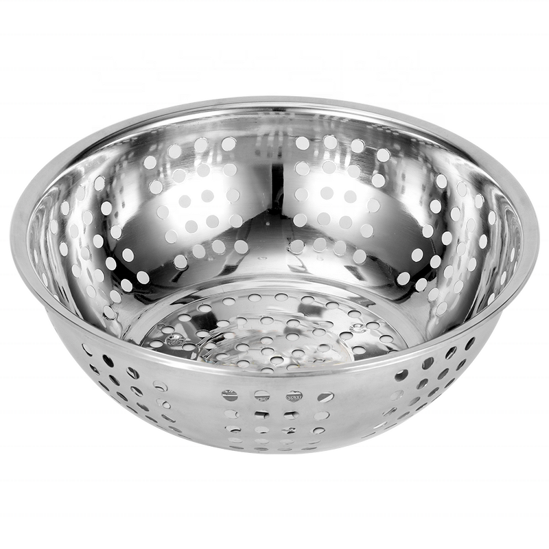 Filter Bowl Manufacturer - Stainless Steel Large Hole Drainage for Washing Fruits Vegetables