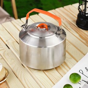 Camping Kettle Manufacturer - 304 Stainless Steel Portable Foldable for Outdoor Hiking