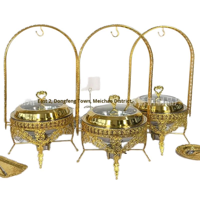 Dining Stove Factory - Stainless Steel Gold Arabian Style Wrought Iron Hollow Hanging