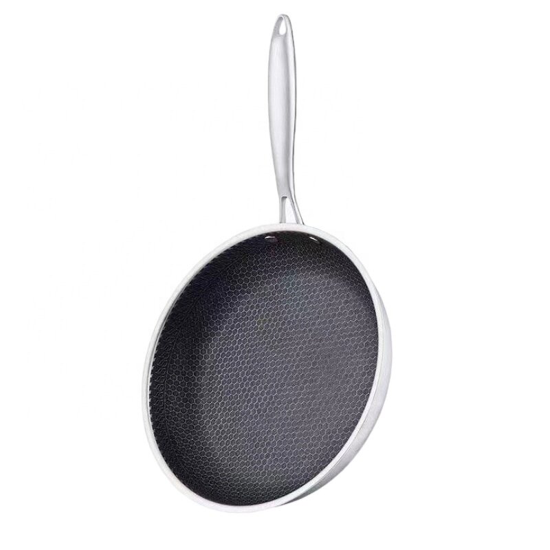 Frying Pan Manufacturer - Stainless Steel Honeycomb Non-stick Cookware Set for Wholesale