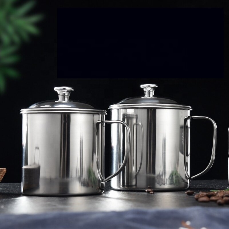 Coffee Mug Factory - Stainless Steel Travel Thermos Mug with Lid Custom Printed Reusable