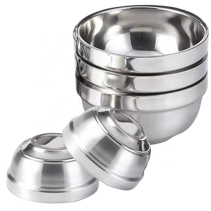Rice Bowl Manufacturer - High-capacity Stainless Steel Insulated Double Wall for Soup