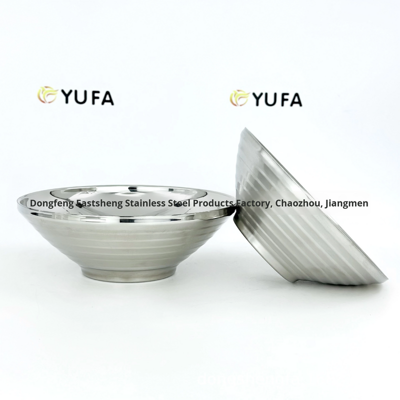 Insulated Bowl Factory - 304 Stainless Steel Conical Double-Layer Thickened Japanese