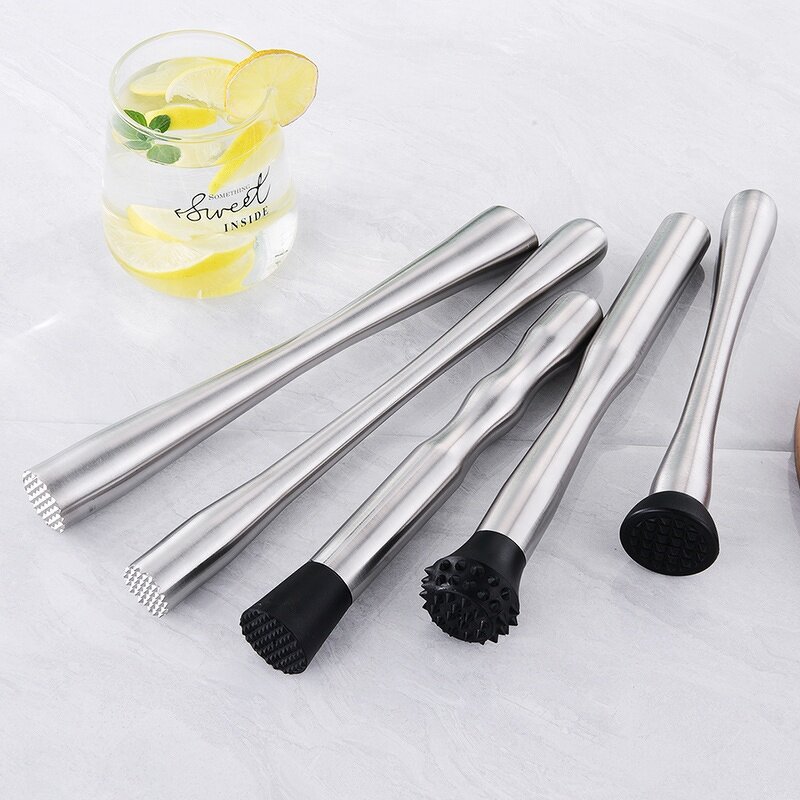 Kitchen Tool Factory - Stainless Steel Muddler Pressing Stick for Ice Smashing & Crushed