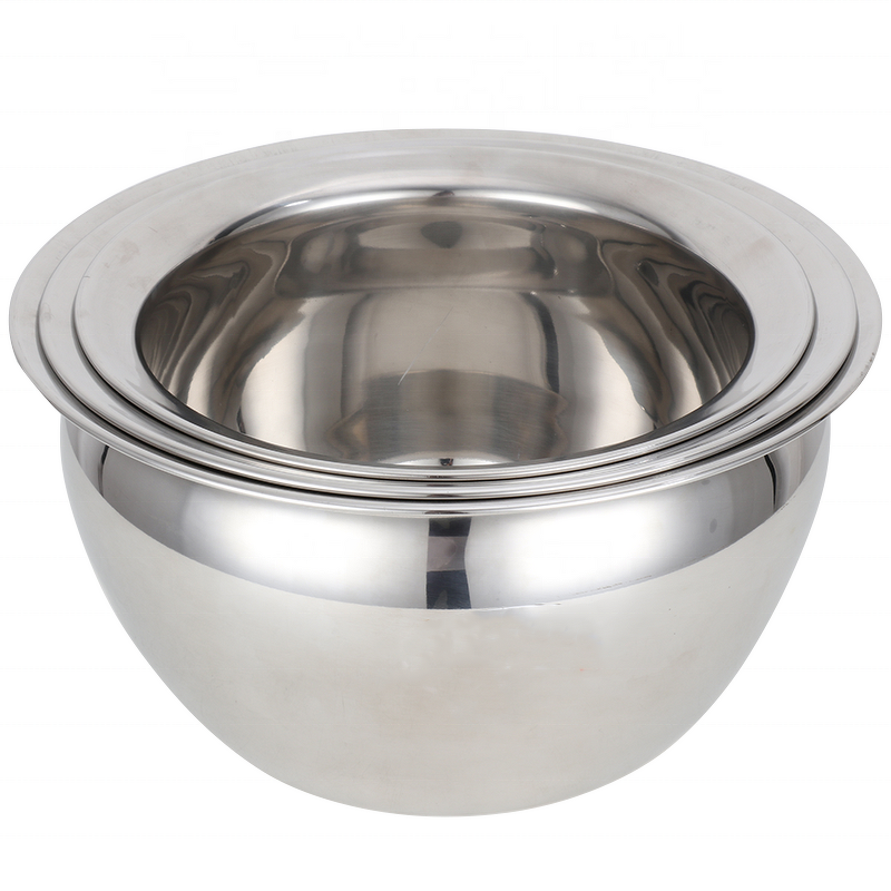 Salad Bowl Manufacturer - Hot Sale Stainless Steel with Lid for Fruit Salad Oil Pot Mixing