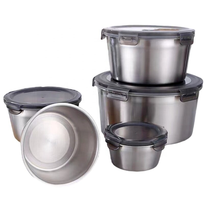 Food Storage Container Manufacturer - Hot 304 Stainless Steel Sealed Bento Preservation Box