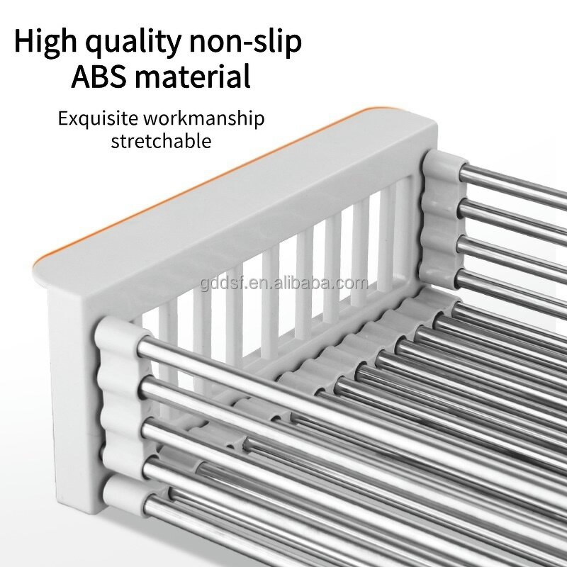 Sink Organizer Manufacturer - Hot Sale Adjustable Stainless Steel Telescopic Dish Drying Rack