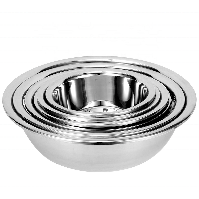Stainless Steel Basin Manufacturer - Large Size Deepened Thickened Round 45-80 cm