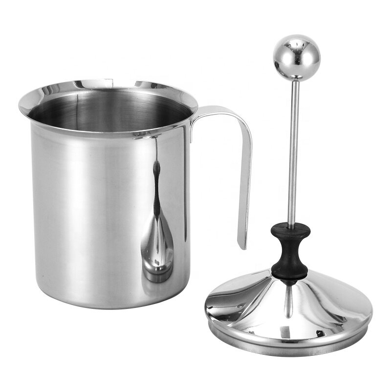 Milk Frother Manufacturer - 400ml/800ml Stainless Steel Handheld for Coffee Latte & Bubbler