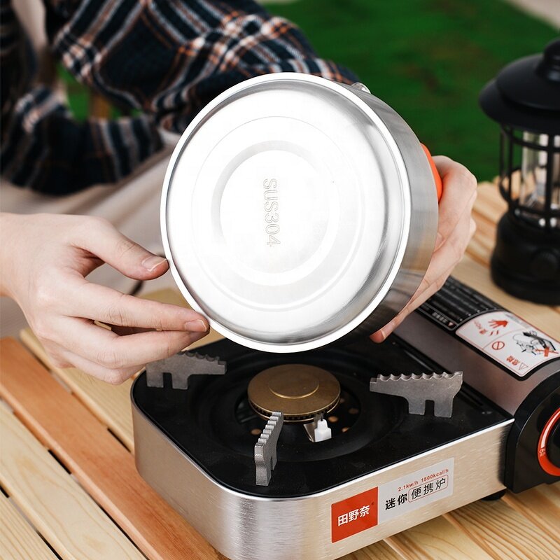 Camping Kettle Manufacturer - 304 Stainless Steel Portable Foldable for Outdoor Hiking