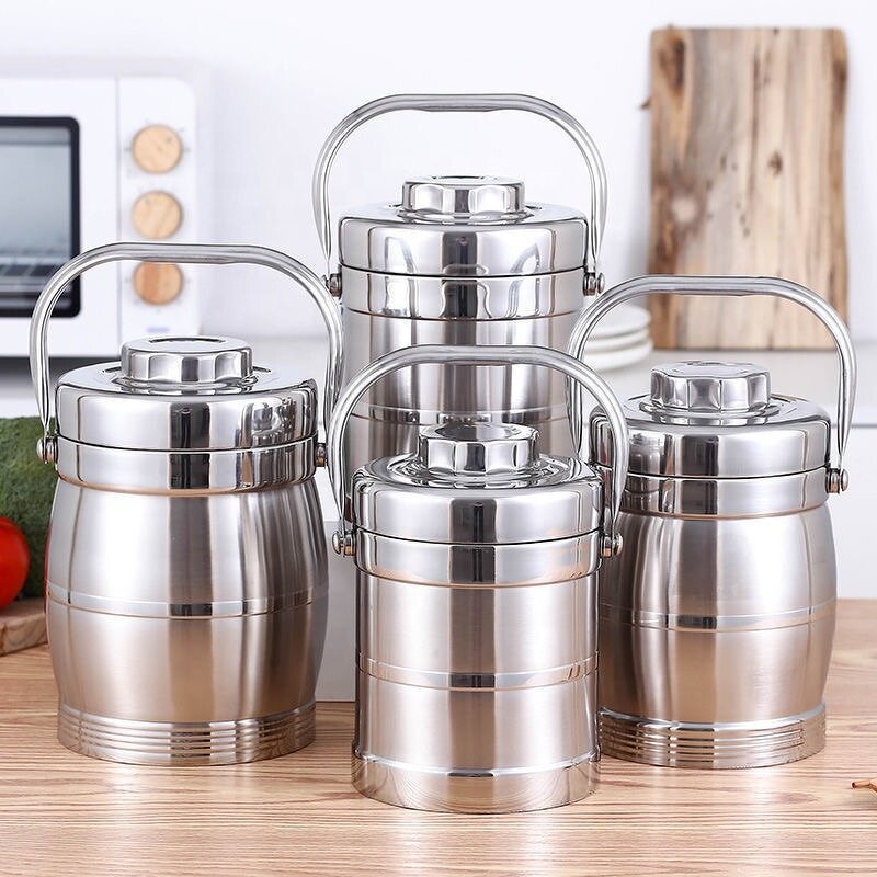 Lunch Box Manufacturer - Stainless Steel Vacuum Insulated Double-layer Large Capacity Cylinder