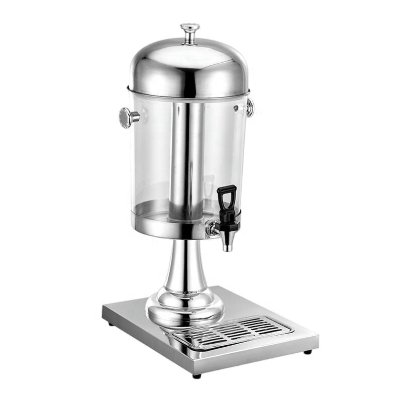 Drink Dispenser Factory - Automatic Gold Luxury Single Tank Juice Dispenser for Hotel Buffet