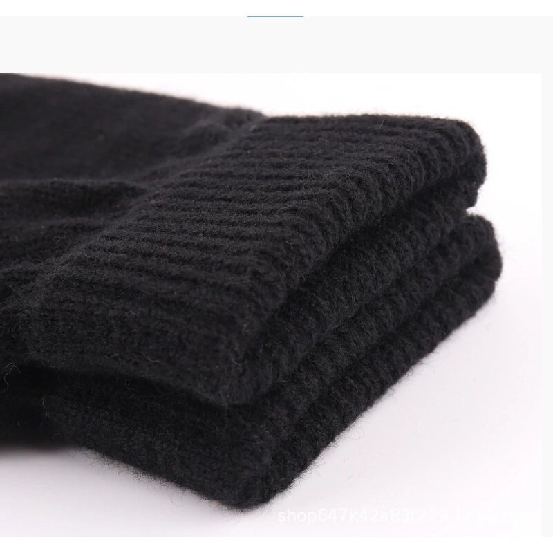 Cycling Gloves Manufacturer - Wholesale Anti-Anti Sports Soft Elastic Cuff Winter Knit Touchscreen