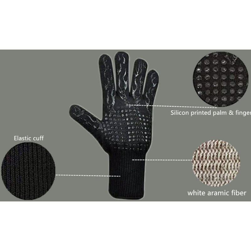 Work Gloves Manufacturer - Men Cotton Polyester Knit Bbq Glove Liners Hand Savers for Cooking