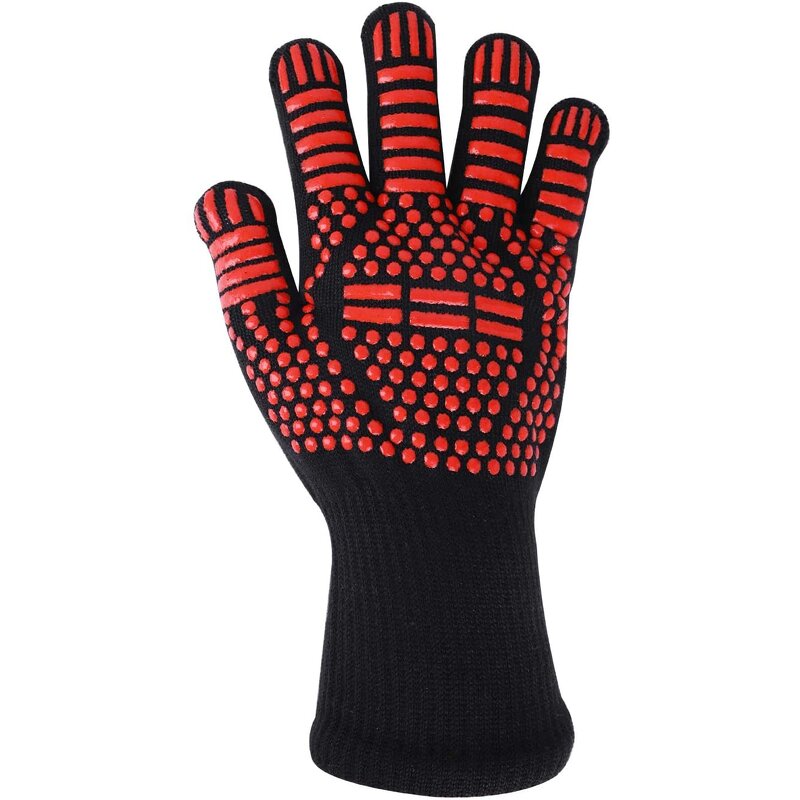 Heat Resistant Gloves Manufacturer - BBQ Oven High-Temperature Fire Retardant 500/800 Degree
