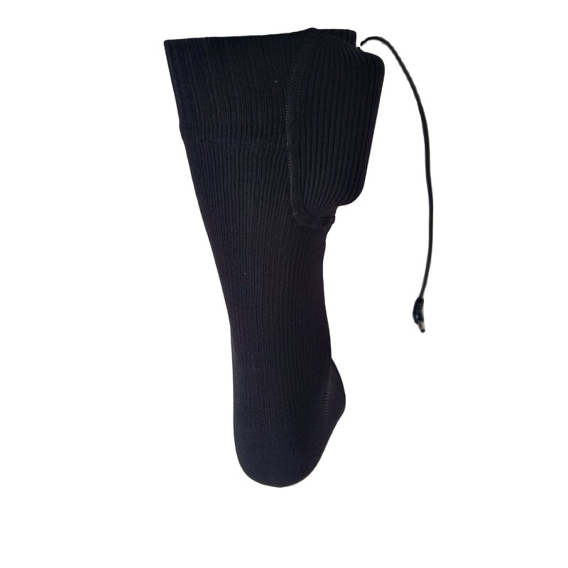 Heating Socks Manufacturer - Winter Crew Knitted USB Rechargeable Waterproof Bottom Logo