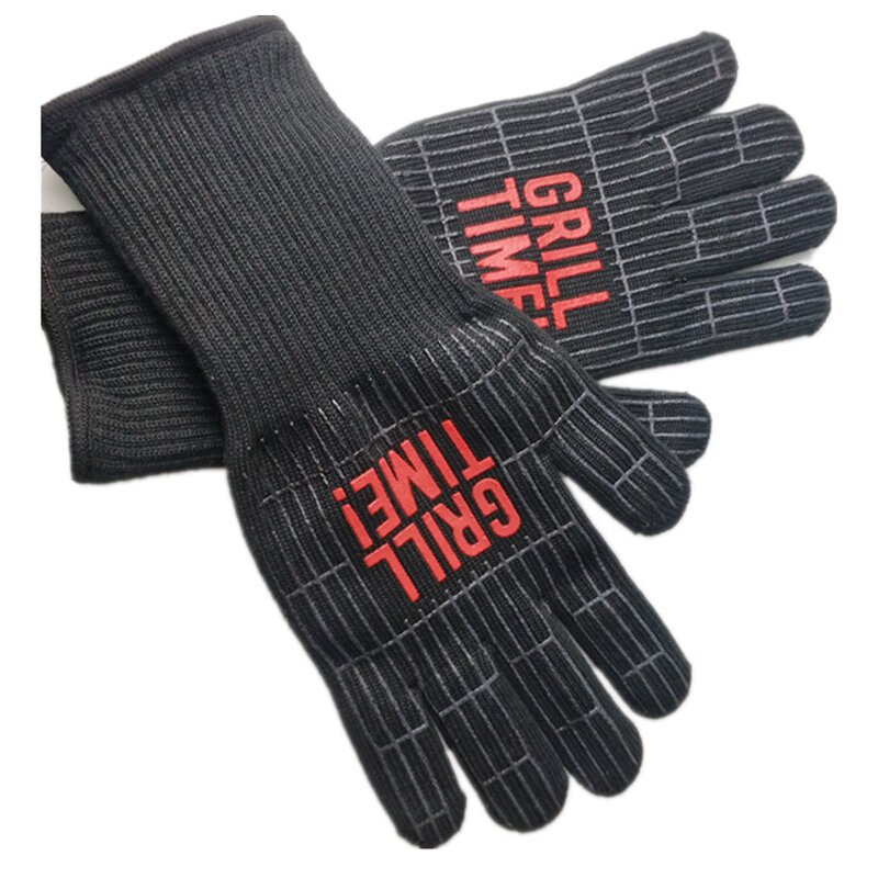 Heat Resistant Gloves Manufacturer - DBE-BBQ10 800Degree Extreme Kevlar BBQ Grilling Anti-slip