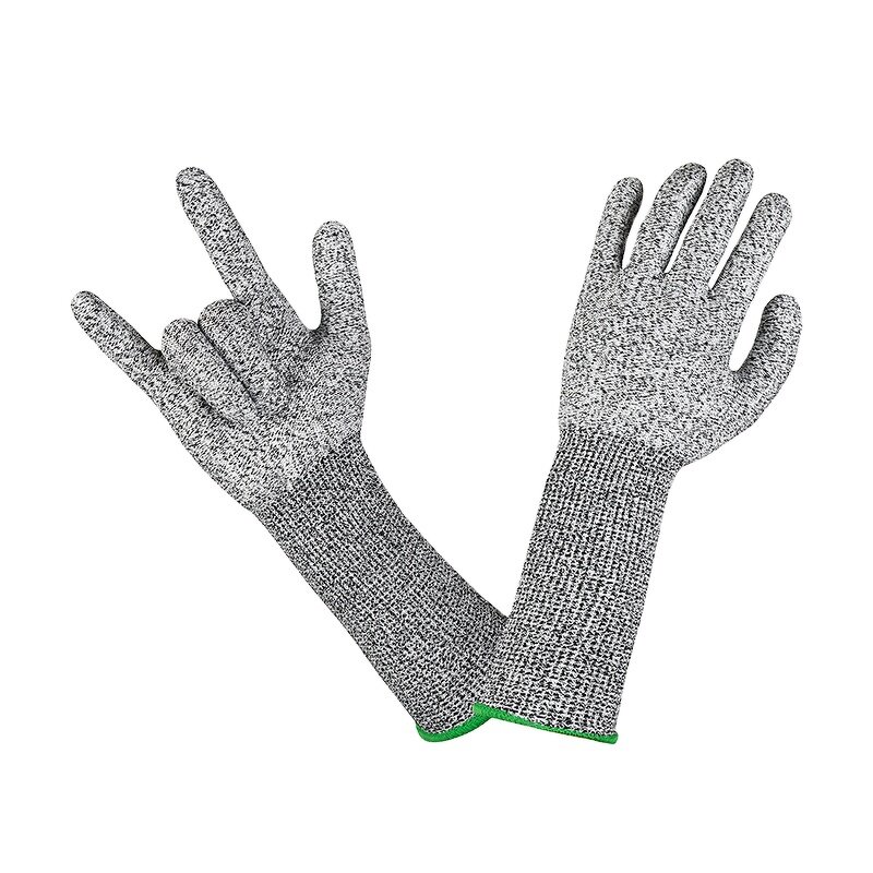 Safety Gloves Manufacturer - LONG Sleeves Factory Price Food Grade Level 5 Cut Resistant Kitchen
