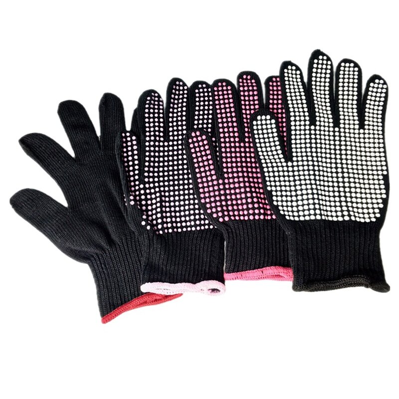 Heat Resistant Gloves Manufacturer - Sample for Hair Styling Curling Iron Kevlar Cotton Anti-Slip