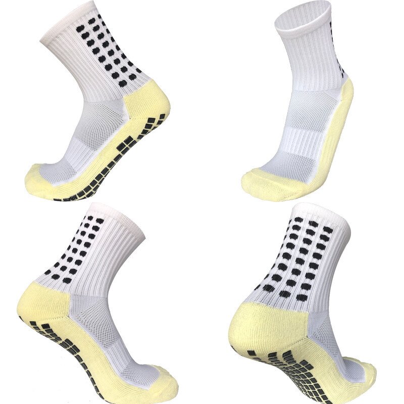Soccer Socks Manufacturer - Custom Grip for Adults Mid-Calf Terry Sweat-Absorbent Crew