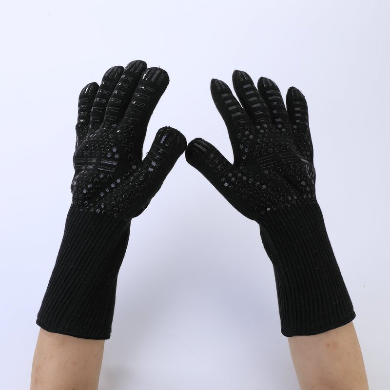 Safety Gloves Manufacturer - Customized Aramid Barbecue Oven 932F Extreme Heat Resistant for Cooking