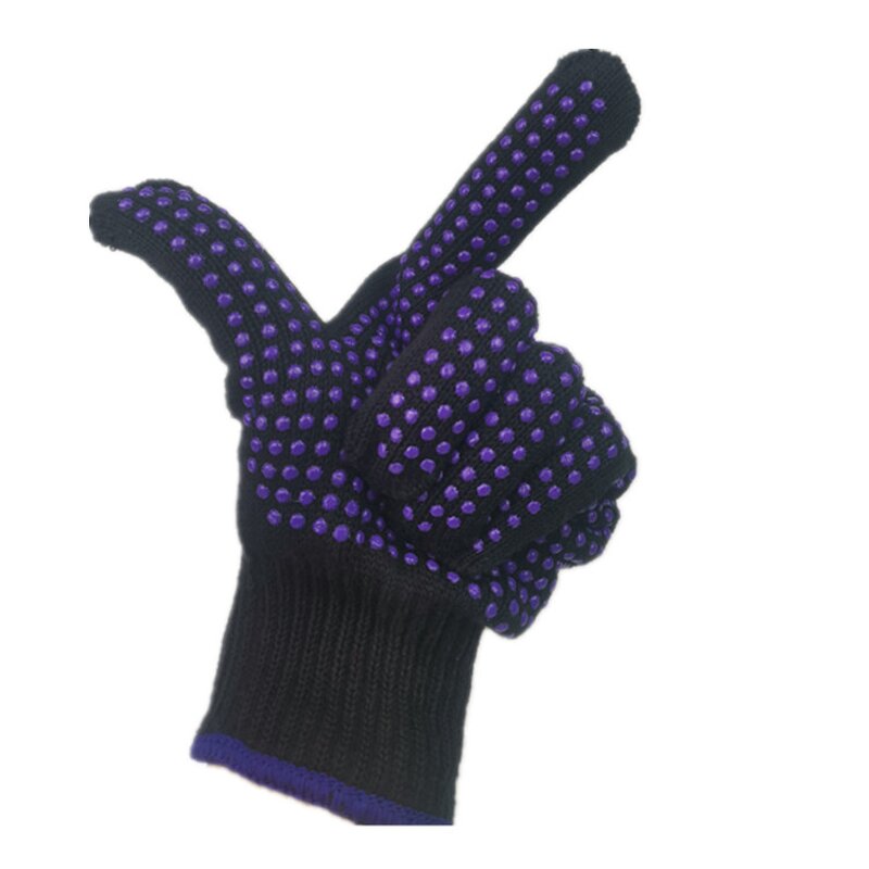 Heat Resistant Gloves Manufacturer - Cotton for Hair Styling Anti-Burn Flat Iron and Curling