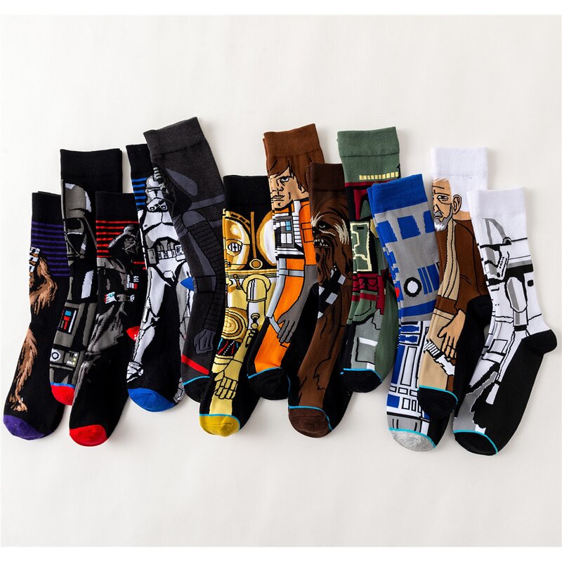 Socks Manufacturer - Men's Custom Logo Cotton No Show Ankle Crew Knee High Jacquard Print