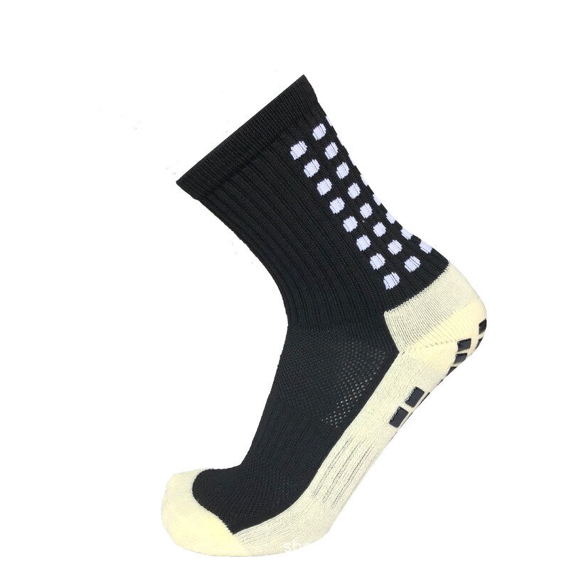 Soccer Socks Manufacturer - Custom Grip for Adults Mid-Calf Terry Sweat-Absorbent Crew