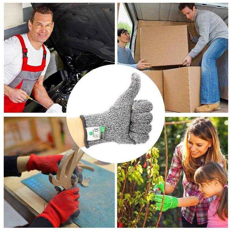 Safety Gloves Manufacturer - Anti Cut Resistant with EN388 for Construction Garden and Industrial