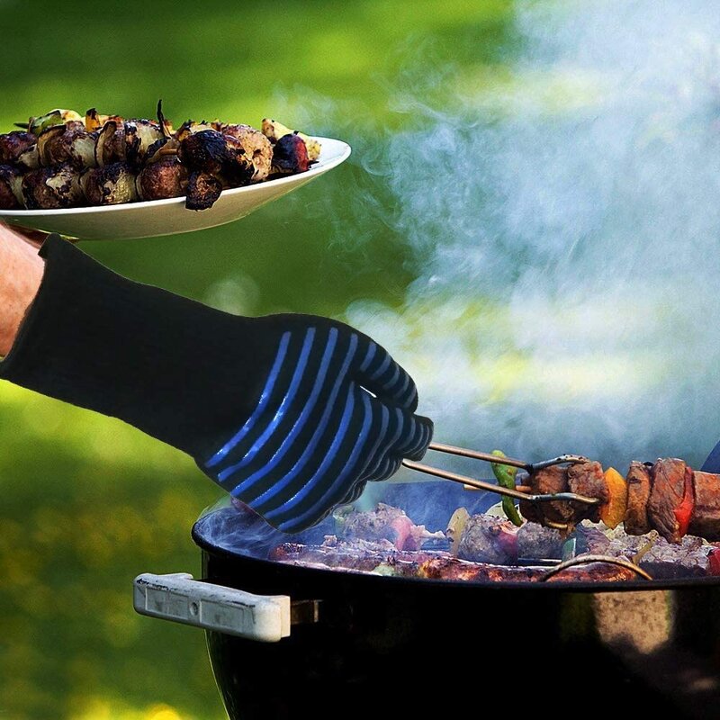 Kitchen Gloves Manufacturer - Barbecue Silicone Non-Slip Cooking Hot for Grilling Baking Welding