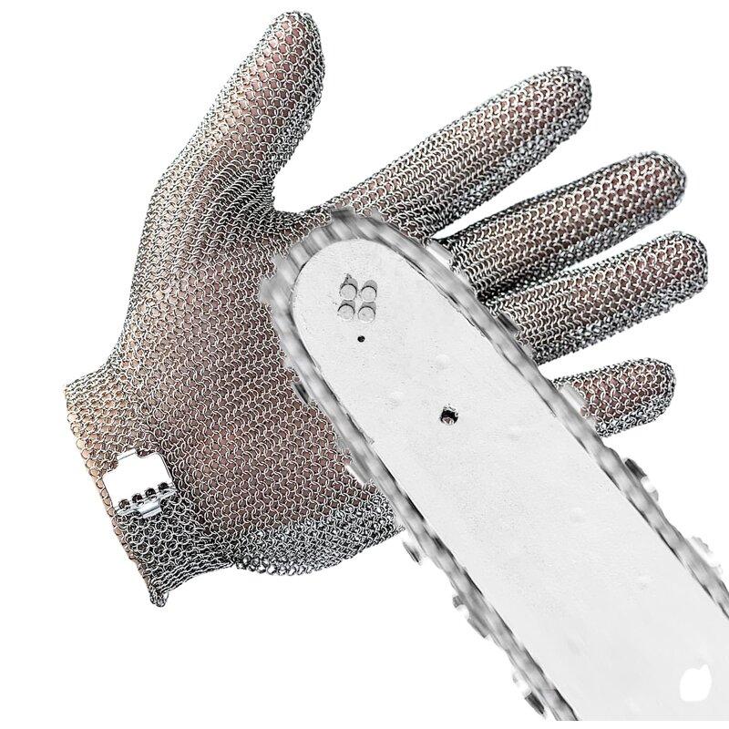 Safety Gloves Manufacturer - A9 Cut-Resistant Stainless Steel Wire 304 Chain Metal Mesh Cut-Proof