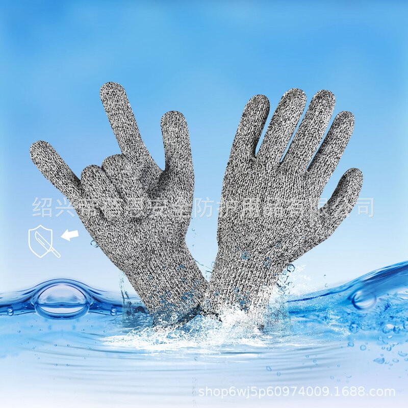 Safety Gloves Manufacturer - Custom Logo Kevlar/Nylon Waterproof Non-Slip with Winter Lining Outdoor