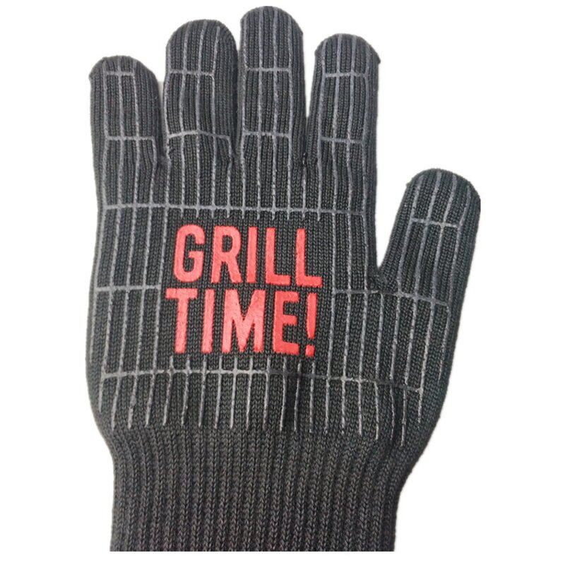 Heat Resistant Gloves Manufacturer - DBE-BBQ10 800Degree Extreme Kevlar BBQ Grilling Anti-slip