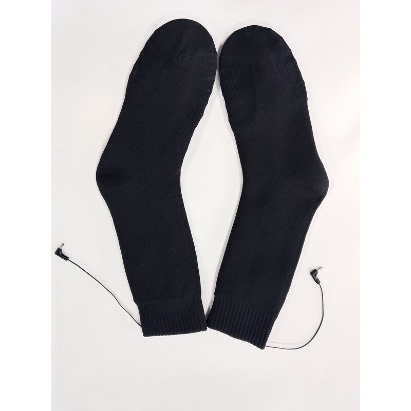Heating Socks Manufacturer - Winter Crew Knitted USB Rechargeable Waterproof Bottom Logo