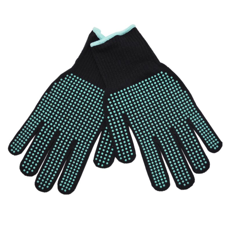Heat Resistant Gloves Manufacturer - for Hair Styling 482F Double-sided Silica Gel PVC Coating