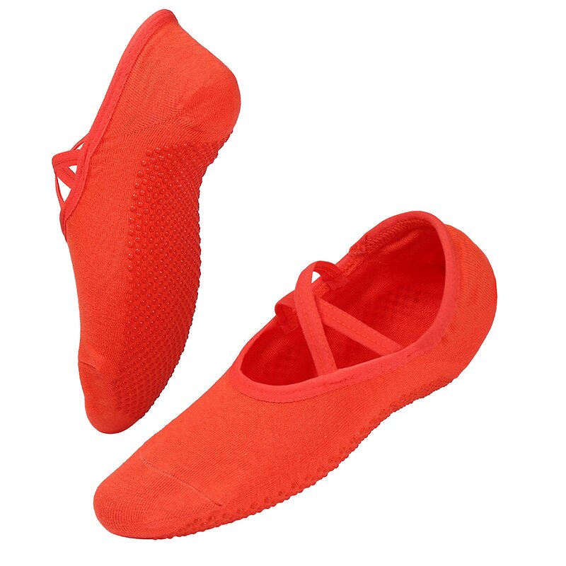 Sports Socks Manufacturer - Unisex Non-Slip Spandex/Cotton Striped Yoga Pilates Fitness Dance Gym