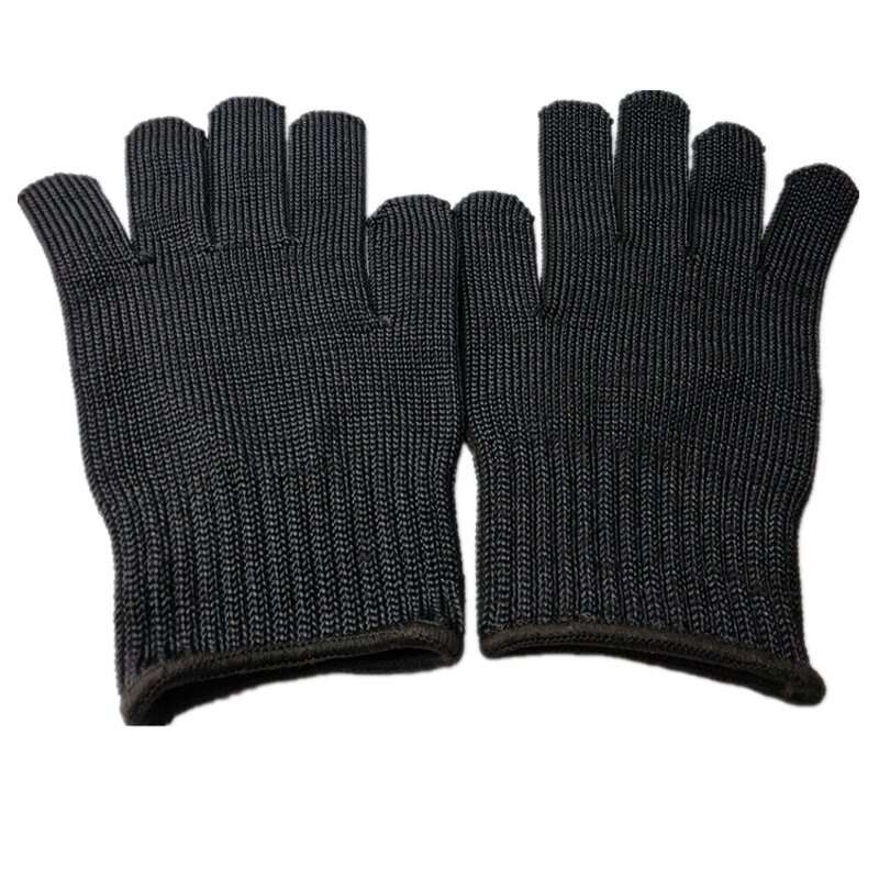 Safety Gloves Manufacturer - Black Cut-Resistant Work